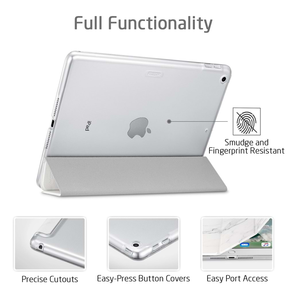 ESR iPad mini 2019 Kılıf, Marble,White