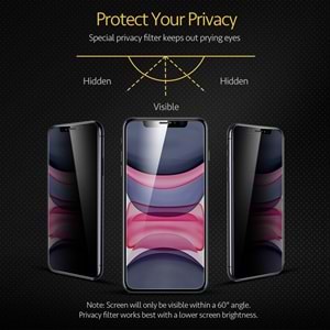 ESR iPhone 11 Pro Max 3D Privacy Ekran Koruyucu