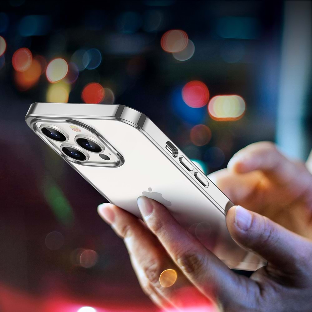 ESR iPhone 13 Pro Kılıf,Classic Hybrid Gümüş Rengi