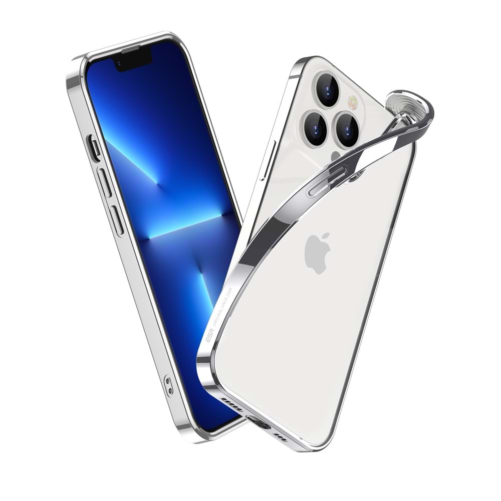 ESR iPhone 13 Pro Kılıf,Classic Hybrid Gümüş Rengi