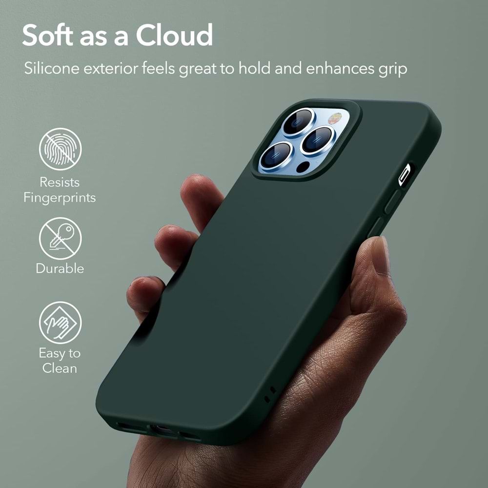 ESR iPhone 13 Pro Kılıf,Magsafe Cloud Yeşil