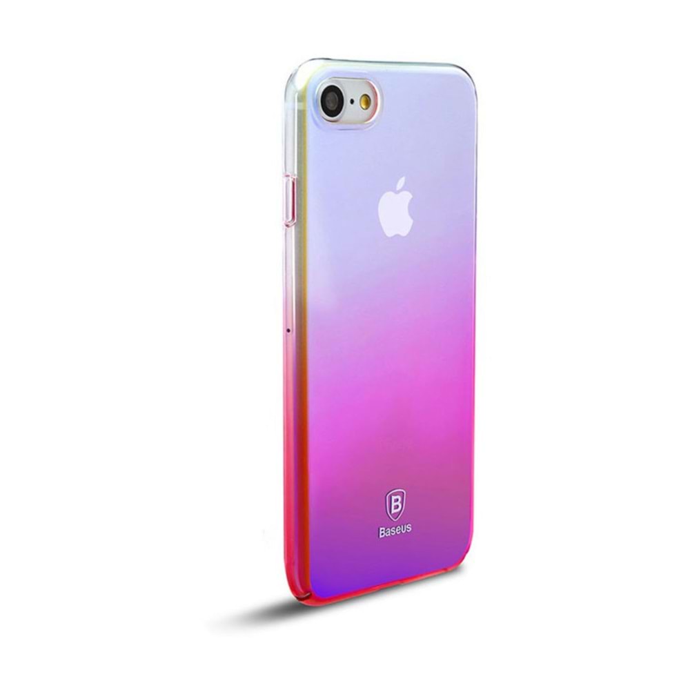 Baseus Glaze iPhone 7 2020 Kılıf Pembe