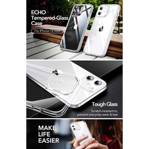 ESR iPhone 12 Mini Kılıf, Ice Shield,Clear