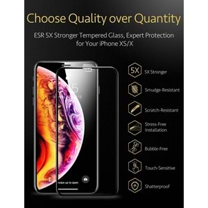 ESR iPhone 11 Pro, XS,X Cam Ekran Koruyucu, Fullcover