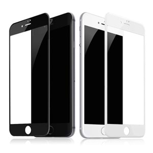 Baseus Silk-Screen 3D Arc cam Film iPhone 7Plus/8 Plus Beyaz